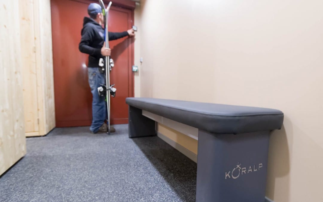 New in 2016 : Ski lockers with shoe dryer